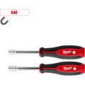 Product Image of 2 Piece SAE HollowCore Magnetic Nut Driver Set, 48-22-2542