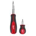 Product Image of 2 Piece 11-in-1 Multi-Bit Screwdriver and 6-in-1 Stubby Multi-Bit Screwdriver Set