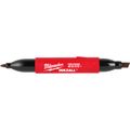 Product Image of INKZALL Double Sided Black Jobsite Marker – Fine Point & Chisel Tip, 48-22-3113