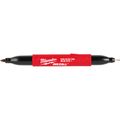 Product Image of INKZALL Double Sided Black Jobsite Marker – Ultra Fine & Fine Point, 48-22-3115