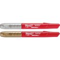 Product Image of Pack of 2 INKZALL Silver/Gold Metallic Fine Point Marker, 48-22-3123