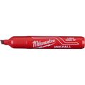 Product Image of INKZALL (12) Large Chisel Tip Red Marker, 48-22-3256