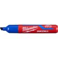 Product Image of INKZALL (12) Large Chisel Tip Blue Marker, 48-22-3257