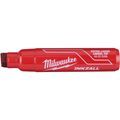 Product Image of INKZALL (12) Extra Large Chisel Tip Red Marker, 48-22-3266