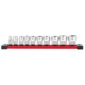 Product Image of 10 piece 3/8" SAE Sockets with 4 Flat Sides, 48-22-9403
