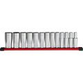 Product Image of 13 Piece 1/2" Drive 12-Point Deep Well SAE Socket Set, 48-22-9424