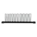 Product Image of 10 piece 3/8" Metric Deep Well Sockets with 4 Flat Sides, 48-22-9505