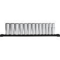 Product Image of 13 Piece 1/2" Drive 12-Point Deep Well Metric Socket Set, 48-22-9524