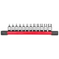 Product Image of 12pc 1/4" Drive Low-Profile Hex Bit Socket Set - SAE, 48-22-9544