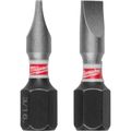 Product Image of SHOCKWAVE Impact Duty 1" Slotted 3/16" Insert Bits (Pack of 25), 48-32-4117