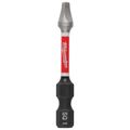 Product Image of SHOCKWAVE Impact Duty 2" Square Recess #1 Power Bits (Pack of 25), 48-32-4171