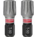 Product Image of SHOCKWAVE 1" Impact TORX T55 Insert Bits (Pack of 25), 48-32-4189