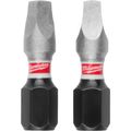 Product Image of SHOCKWAVE Impact Duty 1" Square Recess #3 Insert Bits (Pack of 2), 48-32-4423