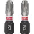 Product Image of SHOCKWAVE Impact Duty 1" Pozidriv #3 Insert Bits (Pack of 2), 48-32-4433
