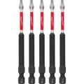 Product Image of SHOCKWAVE Impact Duty 3-1/2" TORX T15 Power Bits (Pack of 5), 48-32-4577