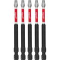 Product Image of SHOCKWAVE Impact Duty 3-1/2" TORX T25 Power Bits (Pack of 5), 48-32-4579