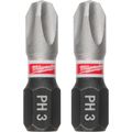 Product Image of SHOCKWAVE Impact Duty 1" Insert Bit PHILLIPS #3 (Pack of 25), 48-32-4713
