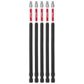Product Image of SHOCKWAVE 6" Impact Phillips #2 Power Bits (Pack of 5), 48-32-4855