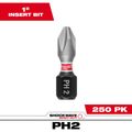 Product Image of SHOCKWAVE Impact Duty 1" Phillips #2 Insert Bits (Pack of 250), 48-32-4881