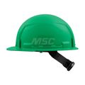 Product Image of BOLT Green Front Brim Hard Hat w/4pt Ratcheting Suspension (USA) - Type 1, Class E, 48-73-1106