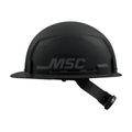 Product Image of BOLT Black Front Brim Hard Hat w/4pt Ratcheting Suspension (USA) - Type 1, Class E, 48-73-1110