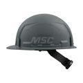 Product Image of BOLT Gray Front Brim Hard Hat w/4pt Ratcheting Suspension (USA) - Type 1, Class E, 48-73-1114