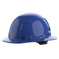 Product Image of BOLT Blue Full Brim Vented Hard Hat w/ 4 pt Ratcheting Suspension (USA) - Type 1, Class C, 48-73-1205