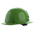Product Image of BOLT Green Full Brim Vented Hard Hat w/ 4 pt Ratcheting Suspension (USA) - Type 1, Class C, 48-73-1207