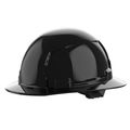 Product Image of BOLT Black Full Brim Vented Hard Hat w/ 4 pt Ratcheting Suspension (USA) - Type 1, Class C, 48-73-1211