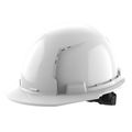Product Image of BOLT White Front Brim Vented Hard Hat w/ 6 pt Ratcheting Suspension (USA) - Type 1, Class C, 48-73-1220