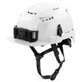 Product Image of BOLT White Front Brim Vented Safety Helmet (USA) - Type 2, Class C, 48-73-1320