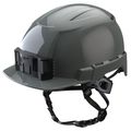 Product Image of BOLT Gray Front Brim Helmet with BOLT - Class E, 48-73-1337