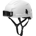 Product Image of BOLT 4PT Custom White Non-Vented Safety Helmet - Type 2, Class E, 48-73-1501C