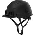 Product Image of BOLT 4PT Black Front Brim Non-Vented Safety Helmet - Type 2, Class E, 48-73-1531