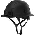 Product Image of BOLT 4PT Custom Black Full Brim Non-Vented Safety Helmet - Type 2, Class E, 48-73-1551C