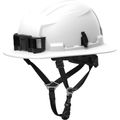 Product Image of BOLT White Full Brim Safety Helmet w/ FR Chinstrap – Type 2, Class E - Custom Logo, 48-73-1671C