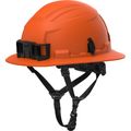 Product Image of BOLT Safety Orange Full Brim Safety Helmet w/ FR Chinstrap – Type 2, Class E - Custom Logo