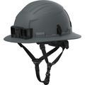 Product Image of BOLT Gray Full Brim Safety Helmet w/ FR Chinstrap – Type 2, Class E - Custom Logo, 48-73-1685C