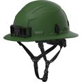 Product Image of BOLT Forest Green Full Brim Non-Vented Safety Helmet – Type 2, Class E - Custom Logo
