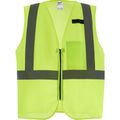 Product Image of Class 2 High Visibility Yellow Mesh One Pocket Safety Vest - L/XL (ANSI/CSA), 48-73-2252