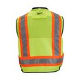 Product Image of Class 2 Surveyor's High Visibility Yellow Safety Vest (2XL/3XL), 48-73-5163