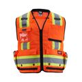 Product Image of Class 2 Surveyor's High Visibility Orange Safety Vest (2XL/3XL), 48-73-5167