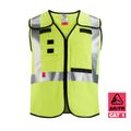Product Image of AR/FR Cat. 1 Class 2 Breakaway High Visibility Yellow Safety Vest, ANSI/CSA (4XL/5XL), 48-73-5314