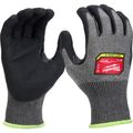 Product Image of 12 Pair Cut Level 9 High-Dexterity Nitrile Dipped Gloves (Large) 48-73-7032B