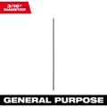 Product Image of 3/16" x 12" Aircraft Length Black Oxide Drill Bit, 48-89-2771