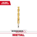 Product Image of 13/32" SHOCKWAVE Impact Duty RED HELIX Titanium Drill Bit, 48-89-4623