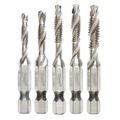 Product Image of 5 Piece SHOCKWAVE Impact Duty Drill and Tap Bit Set, 48-89-4874