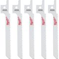 Product Image of 3-1/2" 10 TPI SAWZALL Blade for Wood Scroll (Pack of 5), 49-00-5310