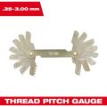 Product Image of 0.35-3.00 mm Metric Thread Pitch Gauge, 49-57-5012