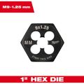 Product Image of M9-1.25 mm 1" Hex Threading Die, 49-57-5347
